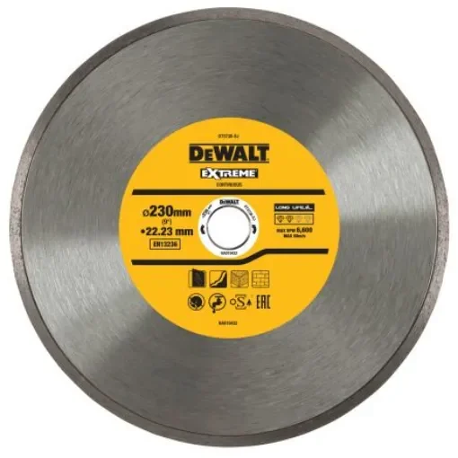 DeWALT DT37 Diamond Cutting Disc, 230mm, 1 in pack - DT3738-XJ product image