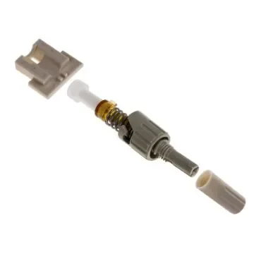RS PRO, ST, PC Multimode Simplex Fibre Optic Connector 50/125µm Fibre Size, 0.5dB Insertion Loss - 1727325 product image