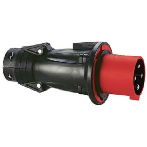 Legrand, HYPRA IP44 Red Cable Mount 3P + E Industrial Power Plug, Rated At 16A, 415 V - 0 522 53 product image