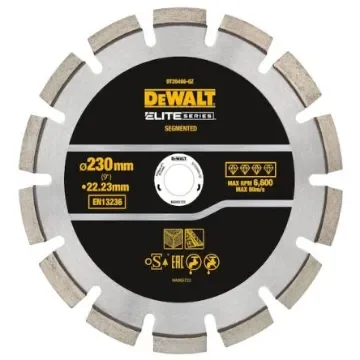 DeWALT DT204 Diamond Cutting Disc, 230mm, 1 in pack - DT20466-QZ product image