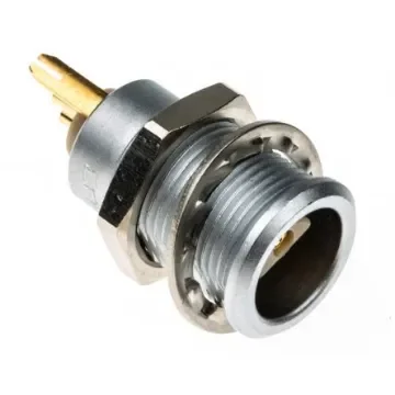 LEMO Circular Connector, 2 Contacts, Panel Mount, Socket, Female, IP50, 0S Series - ERN.0S.302.CLL product image