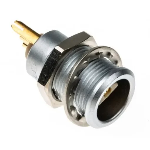 LEMO Circular Connector, 2 Contacts, Panel Mount, Socket, Female, IP50, 0S Series - ERN.0S.302.CLL product image