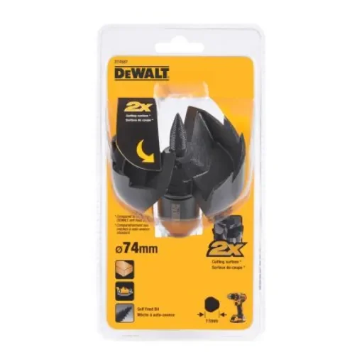 DeWALT DT458 Series Wood Drill Bit for Wood, 74mm Diameter - DT4587-QZ product image
