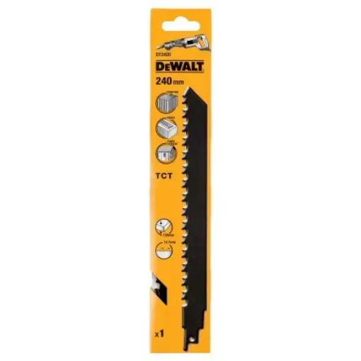DeWALT, 25 Teeth Per Inch 235mm Cutting Length Reciprocating Saw Blade, Pack of 1 - DT2335-QZ product image