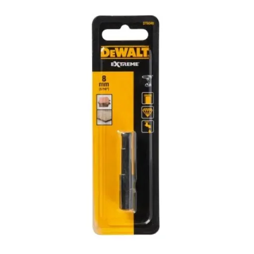 DeWALT DT604 Series Diamond Tipped Tile Drill Bit for Tiles, 8mm Diameter - DT6040-QZ product image