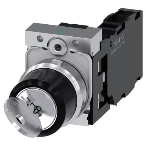 Siemens IP66, IP67, IP69 Key Switch, SPDT 2-Way - 3SU1150-4BF11-1FA0 product image