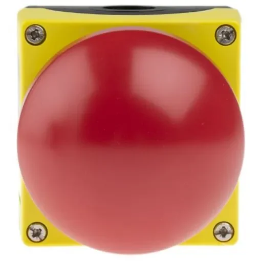 Siemens SIRIUS ACT 3SU18 Series Pull Release Emergency Stop Push Button, Panel Mount, 22mm Cutout, 1 NO + 1 NC, IP66, - 3SU1801-2NG00-2AA2 product image