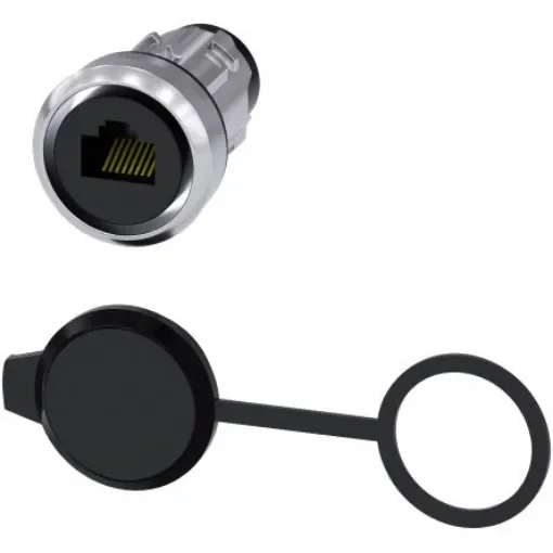 Siemens Female RJ45 Connector, Cable Mount, Cat6 Straight - 3SU1950-0GB80-0AA0 product image