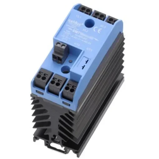 Celduc SMT Series Solid State Relay, 17 A Load, Panel Mount, 255V ac/dc Control - SMT8628521 product image