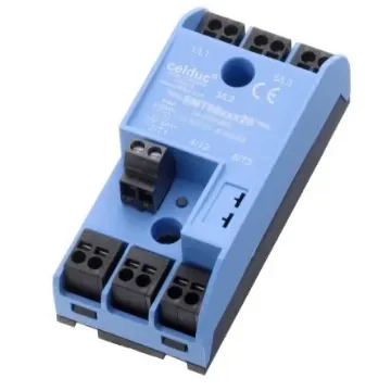 Celduc SMT Series Solid State Relay, 25 A Load, Panel Mount, 255V ac/dc Control - SMT8628520 product image
