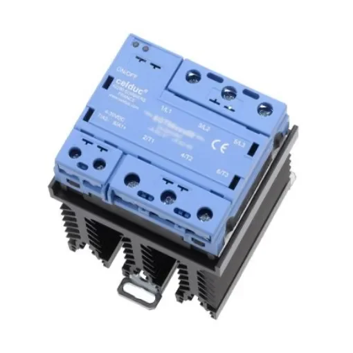 Celduc SGT 2G Series Solid State Relay, 25 A Load, DIN Rail Mount, 520 V ac Load, 255 V dc Control - SGT8658502 product image