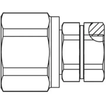 Parker Steel Male Hydraulic Quick Connect Coupling, BSP 3/4 Female - QHPA16-G4X6-C product image