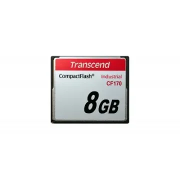 Transcend CF170 CompactFlash Industrial 8 GB MLC Compact Flash Card - TS8GCF170 product image
