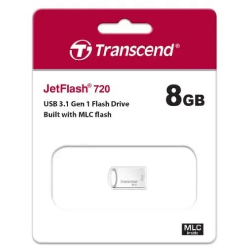 Transcend JetFlash 720 8 GB USB 3.1 USB Stick - TS8GJF720S product image