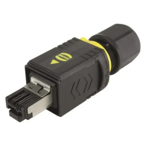 HARTING PushPull V4 Series Male RJ45 Connector, Cable Mount, Cat5, 360° Shield Straight 4 Port 1 -Way - 09451451106 product image