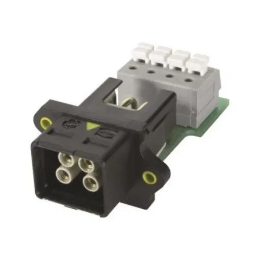 HARTING, HARTING PushPull Power Connector Cable Mount Socket, 4P, Clamp, Plug In Termination, 12A, 48 V - 09462454021 product image