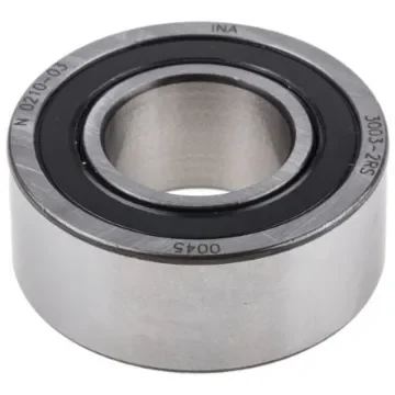 INA 3003-2RS Double Row Angular Contact Ball Bearing- Both Sides Sealed 17mm I.D, 35mm O.D product image
