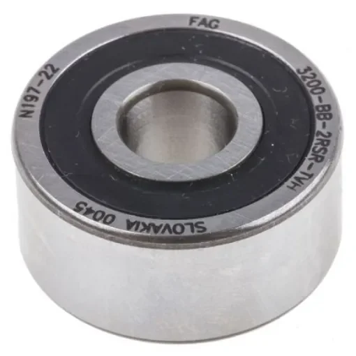 FAG 3200-BB-2RSR-TVH Double Row Angular Contact Ball Bearing- Both Sides Sealed 10mm I.D, 30mm O.D product image