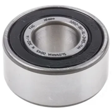 FAG 3202-BD-XL-2HRS-TVH Double Row Angular Contact Ball Bearing- Both Sides Sealed 15mm I.D, 35mm O.D product image