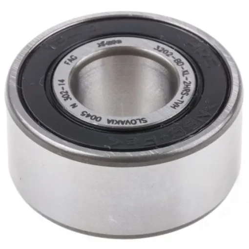 FAG 3202-BD-XL-2HRS-TVH Double Row Angular Contact Ball Bearing- Both Sides Sealed 15mm I.D, 35mm O.D product image