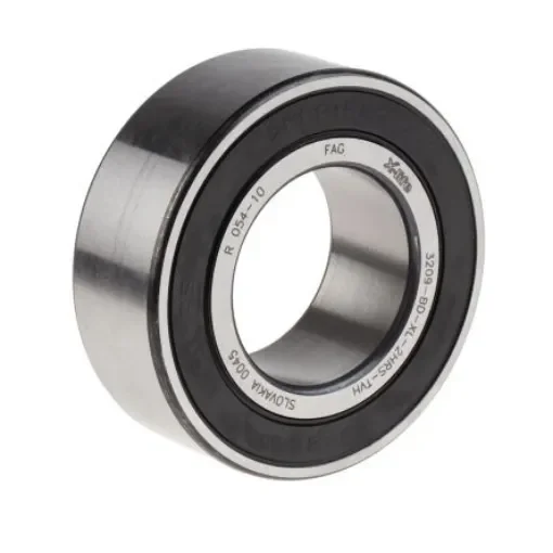 FAG 3209-BD-XL-2HRS-TVH Double Row Angular Contact Ball Bearing- Both Sides Sealed 45mm I.D, 85mm O.D product image