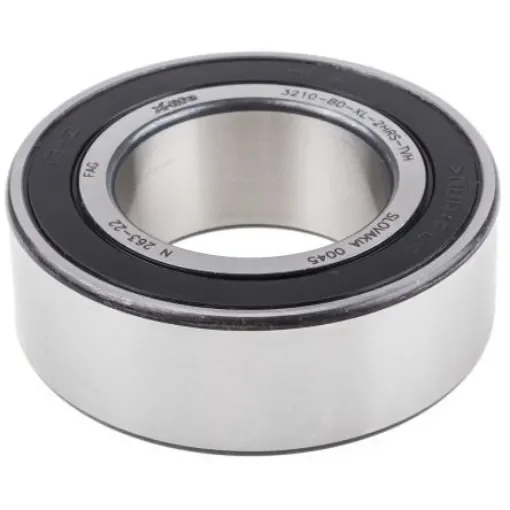 FAG 3210-BD-XL-2HRS-TVH Double Row Angular Contact Ball Bearing- Both Sides Sealed 50mm I.D, 90mm O.D product image