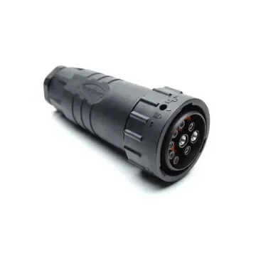 Amphenol Industrial Circular Connector, 9 Contacts, Cable Mount, Socket, Female, IP67, IP69K, Duramate AHDP Series - AHDP06-24-91S-BS1-K06M product image