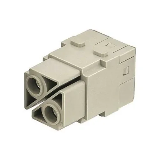 HARTING Heavy Duty Power Connector Module, 100A, Female, Han-Modular Series, 2 Contacts - 09140022755 product image