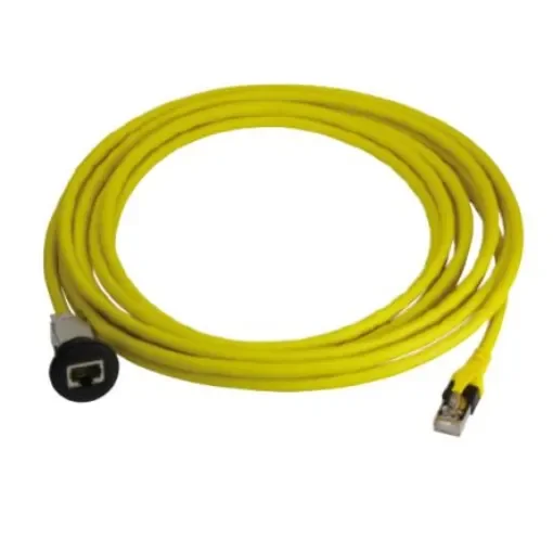 HARTING Har-Port Series Single-Port RJ45 Plug/RJ45 Socket Port RJ45, Cat6, Shielded - 09454521509 product image