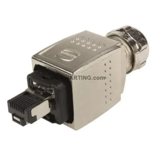 HARTING Connector, 4 Way, 1.75A, Male, Han PushPull, Cable Mount, 50 V - 09352260401 product image
