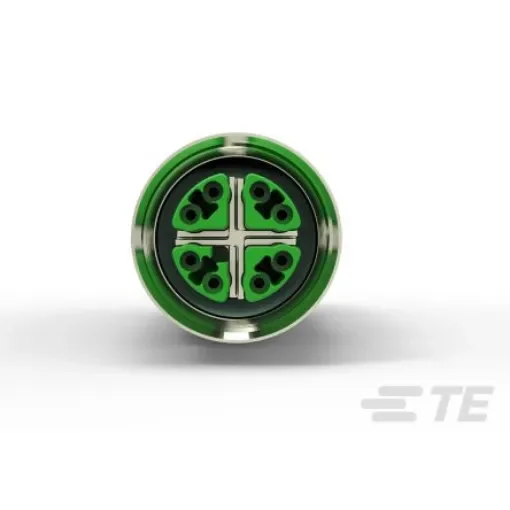 TE Connectivity Circular Connector, 8 Contacts, Cable Mount, M12 Connector, Socket, Female, IP67 - 1-2315715-2 product image