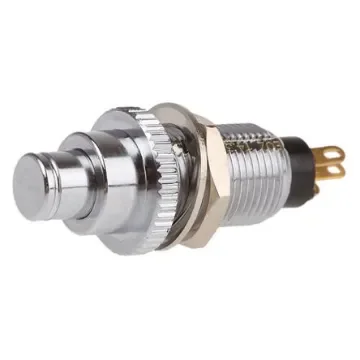 EOZ Push Button Switch, Momentary, Panel Mount, 10mm Cutout, SPST, 12 - 220V ac - 17.17552.21 product image