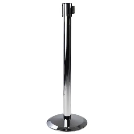 Tensator Black, Silver Retractable Barrier, 2.3m, Red Tape - 889U-1P-R5 product image