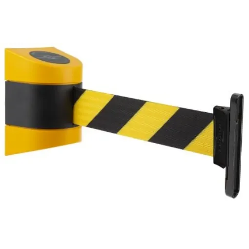 Tensator Black & Yellow Plastic Retractable Barrier, 4.6m, Yellow/Black Tape - 897-35-D4 product image