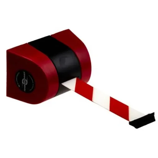 Tensator Red & White Retractable Barrier, 9m, Red, White Tape - 899-9-21-D3 product image