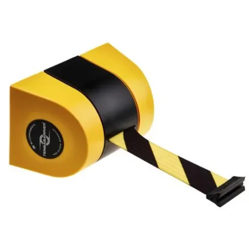 Tensator Black & Yellow Retractable Barrier, 9m, Yellow/Black Tape - 899-9-35-D4 product image