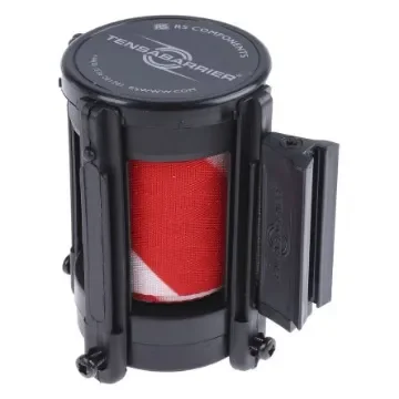 Tensator Red & White Retractable Barrier, 2.3m, Red, White Tape - CAS-STD-D3 product image