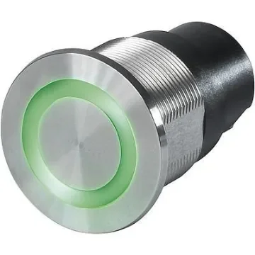 Schurter Capacitive Switch Momentary NO,Illuminated, RGB, OptoMOS Relay, IP67 - 3-101-399 product image