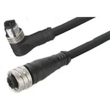 Molex Straight Female 4 way M12 to Straight Male 4 way M12 Sensor Actuator Cable, 10m - 120066-0695 product image