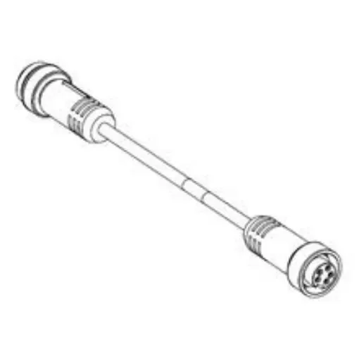 Molex Straight Female 4 way 7/8 in Circular to Straight Male 4 way 7/8 in Circular Sensor Actuator Cable, 8m - 130010-0871 product image