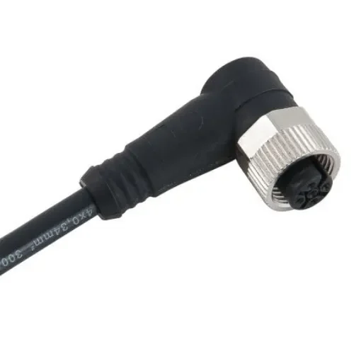 Molex Right Angle Female 4 way M12 to Unterminated Sensor Actuator Cable, 5m - 120069-0187 product image