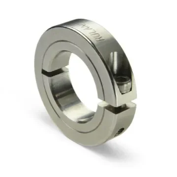 Ruland Shaft Collar, One Piece, Clamp Screw, Bore 20mm, OD 45mm, W 10mm, Stainless Steel - ENCL45-20MM-SS product image