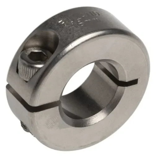 Ruland Shaft Collar, One Piece, Clamp Screw, Bore 16mm, OD 34mm, W 13mm, Stainless Steel - MCL-16-SS product image