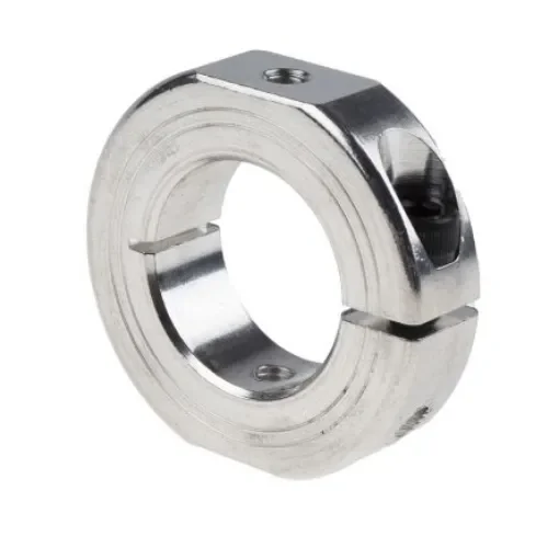 Ruland Shaft Collar, One Piece, Clamp Screw, Bore 30mm, OD 54mm, W 15mm, Aluminium - OF-MCL-30-A product image