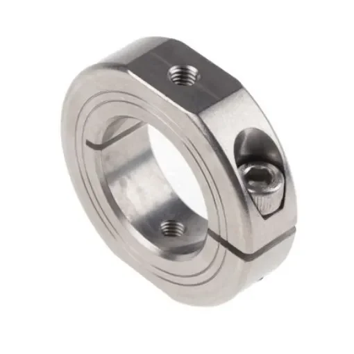 Ruland Shaft Collar, One Piece, Clamp Screw, Bore 30mm, OD 54mm, W 15mm, Stainless Steel - OF-MCL-30-SS product image