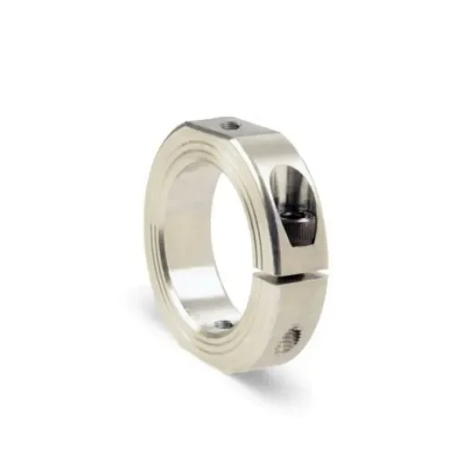 Ruland Shaft Collar, One Piece, Clamp Screw, Bore 40mm, OD 60mm, W 15mm, Aluminium - OF-MCL-40-A product image