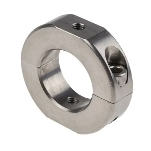 Ruland Shaft Collar, Two Piece, Clamp Screw, Bore 30mm, OD 54mm, W 15mm, Stainless Steel - OF-MSP-30-SS product image
