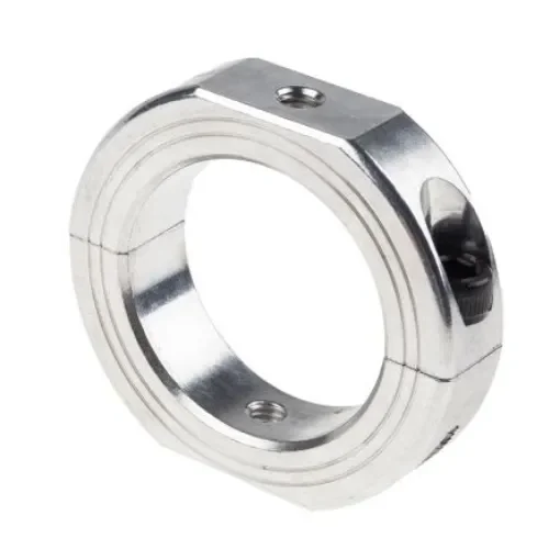 Ruland Shaft Collar, Two Piece, Clamp Screw, Bore 40mm, OD 60mm, W 15mm, Aluminium - OF-MSP-40-A product image