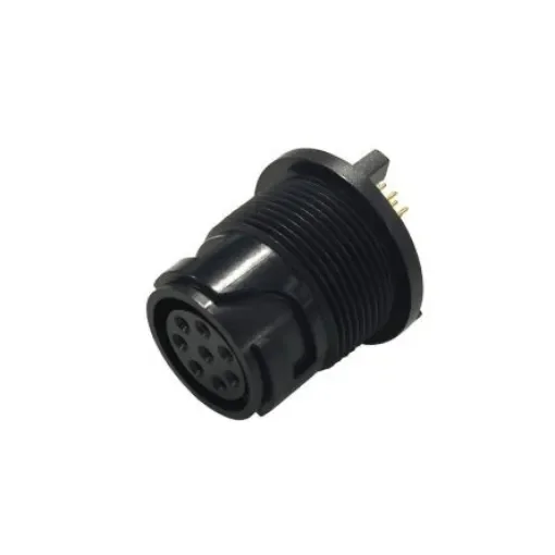 Bulgin Circular Connector, 10 Contacts, PCB Mount, Miniature Connector, Socket, Female, IP66, IP68, IP69K, Buccaneer - PXP4013/10S/PC product image