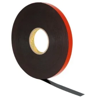 3M 5962F, VHB™ Black Foam Tape, 25.0mm x 33.0m, 1.60mm Thick - 3M 5962 25mm x 33m product image